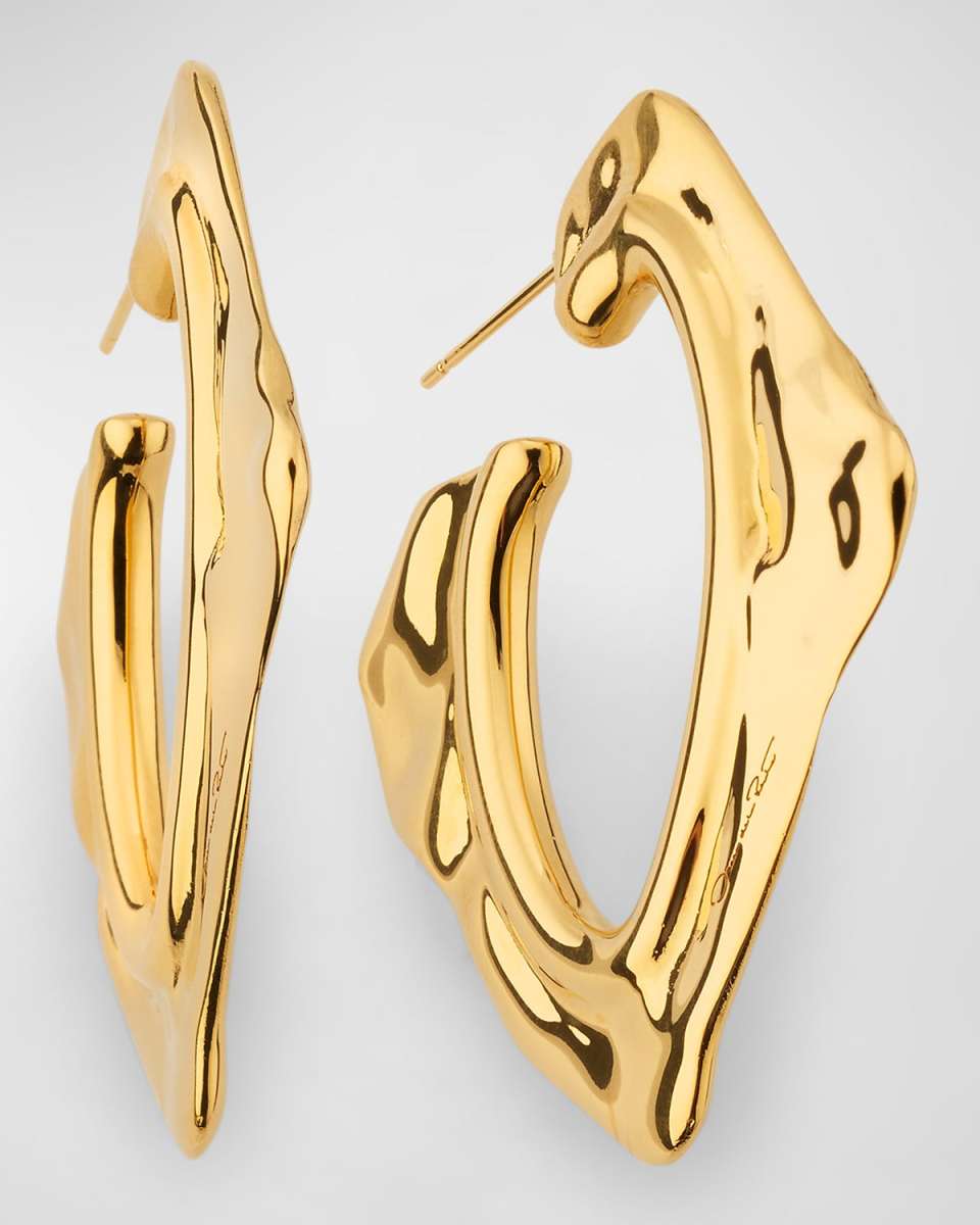 Small Abstract O Earrings